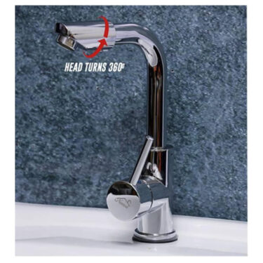 Basin Mixer – 360 degrees Head Turn, Mirror Finish
