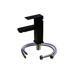 Black Square Framed Basin Mixer
