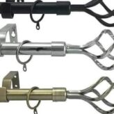 Curtain Rods 1M – Black/Antique/Copper/Gold