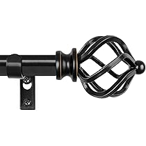 Curtain Rods 2M – Black/Antique/Copper/Gold