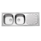 Double Bowl Single Drain kitchen sink