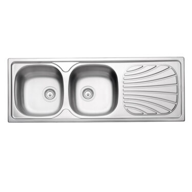Double Bowl Single Drain kitchen sink