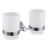 Double toothbrush holder