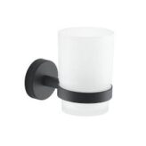 Frosted Glass Toothbrush Holder