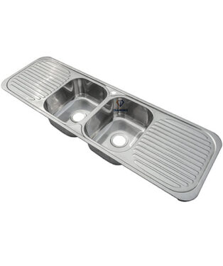 Goldwit Double Bowl-Double Drain Kitchen Sink Heavy