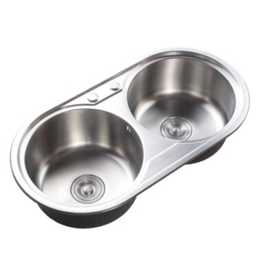 Kitchen Sink – Round Double Bowl