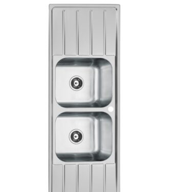 Double Bowl Double Drain Sink