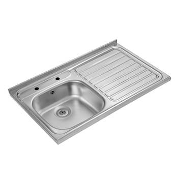 Single Bowl Double Drain Sink