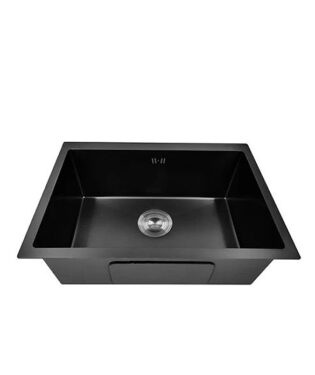 Single Bowl Kitchen Sink-Black