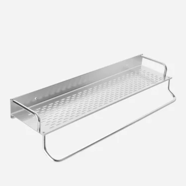 Straight Shelf with Towel Bar – N005M
