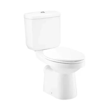 Top Flush Toilet Close Couple White